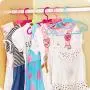 wing1 4PCs/Lot Bow Knot Clothes Hanger Kids Children Toddler Baby Clothes Coat Plastic Hangers Hook Household,Yellow