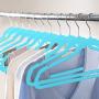 Elaine Karen Deluxe Designer Non Slip Heavy Duty Velvet Hangers ? Blue ? 30pk Elaine Karen Deluxe Designer Non Slip Heavy Duty Velvet Hangers ? Blue ? 30pk