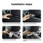 2PCS LED Light Hook Car Interior Back Seat Hidden Hook Headrest Items Hanger