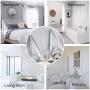 TOOGOO Folding Clothes Hanger Adjustable Drng Rack Retractable Coat Hanger Home Storage Organir Instant Clot, Wall Mounted with Screws,Matte Polished Aluminum alloy2 Packs