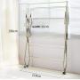 PLLP Drying Rack Hangers Airer Largescale Drying Rack Stainless Steel When Landing Folding Suntank Frame Large Balcony Mobile Villa Courtyard Hanger Space Saving Clothes Rack