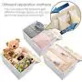 Prandom Large Foldable Storage Bins with Lids Fabric Decorative Storage Boxes Cubes Organizer Containers Baskets with Cover Handles Removable Divider for Home Bedroom Closet 17.3x11.8x9.8 Inch 3 Pack