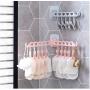 5pcs Color Random Folding Clothes Hanger Organizer Multi-Port Support Wall Mount Baby Clothes Drying Racks Bathroom Home Storage Rack with Clips 5pcs Color Random Folding Clothes Hanger Organizer Multi-Port Support Wall Mount Baby Clothes Drying Racks Bathroom Home Storage Rack with Clips