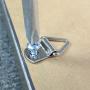 Frame Triangle Ring Hanger - 100 Pack - Small D-Ring Picture Hanger with Screws - Picture Hang Solutions