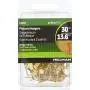 Hillman 42087 Brass Conventional Picture Hanger 30lbs Value Pack of 50 Hillman 42087 Brass Conventional Picture Hanger 30lbs Value Pack of 50