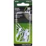 Hillman 122305 White Conventional Picture Hanger 6 Pack 30lb