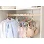 WofuL 8pcs Portable Folding Clothes Hangers with Detachable Socks Skirts Trousers Clips,Travel Camping Coat Hangers Racks WofuL 8pcs Portable Folding Clothes Hangers with Detachable Socks Skirts Trousers Clips,Travel Camping Coat Hangers Racks