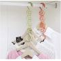 10pcs Clothes Hanger Household Durable Practical Organizer Holders Hanger Racks for Coat Random Color