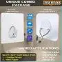 Adhesive Reusable Wall Hooks Heavy Duty 9 Pounds - Clear Transparent Damage Free, Removable - Stick on Ceiling Hanger for Kitchen, Bedroom, Bathroom, Shower Hanging Coat Towel Picture - 12 Pack (12) Adhesive Reusable Wall Hooks Heavy Duty 9 Pounds - Clear Transparent Damage Free, Removable - Stick on Ceiling Hanger for Kitchen, Bedroom, Bathroom, Shower Hanging Coat Towel Picture - 12 Pack (12)