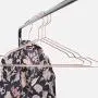 42cm Strong Metal Wire Clothes Hangers Hook Coat Trouser Skirt Holder Bar