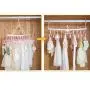 HJYPYJ Magic Hanger,Multifunction Child Folding Hanger,Rotate PP Space-Saving Organizer Hanger Durable/Pink / 1 pcs HJYPYJ Magic Hanger,Multifunction Child Folding Hanger,Rotate PP Space-Saving Organizer Hanger Durable/Pink / 1 pcs