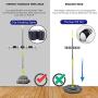 MIAOKE 2PCS Broom Mop Holder, Wall Mount Mop Hook, Stainless Steel Wall Mounted Storage Organizer Heavy Duty Tools Hanger with 3 Racks 4 Hooks for Kitchen Bathroom Garage Closet Office and Garden