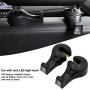 Prosaice 2pcs Car Back Seat Hook Car Interior Hidden Hook Headrest Hanger with LED Light for Hanging Bag