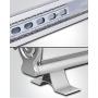 Homebasix Sliding Closet Hanger Rod Rack Wardrobe Valet Extendable Rod Rail (14 Single Track)