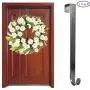 SYLOTS Wreath Hooks Over The Door - 2Pack, Adjustable Length14.5-25inch Metal Wreath Hanger for Front Door, Christmas Wreaths Towel Clothes Decorations Hook SYLOTS Wreath Hooks Over The Door - 2Pack, Adjustable Length14.5-25inch Metal Wreath Hanger for Front Door, Christmas Wreaths Towel Clothes Decorations Hook