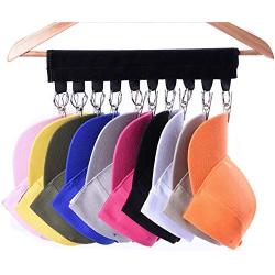 Cap Organizer Hanger, 10 Baseball Cap Holder, Hat Organizer for Closet - Change Your Cloth Hanger to Cap Organizer Hanger - Keep Your Hats Cleaner Than a Hat Rack