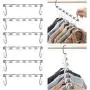 10pcs Magic Clothes Hanger Hanging Chain Metal Cloth Closet Hanger Shirts Tidy Save Space Organizer Hangers for Clothes-Home Decoration 10pcs Magic Clothes Hanger Hanging Chain Metal Cloth Closet Hanger Shirts Tidy Save Space Organizer Hangers for Clothes-Home Decoration