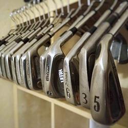 Unique Golf Gift. Clothes hanger made from golf clubs. Great father in law gift, golfer gift for man. Groomsmen gift with tuxedos.