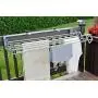 The Original Smartdryer Indoor/Outdoor Retractable Clothes Drying Rack - Ideal for Your RV, Balcony, Pool Side or Laundry Room - Full Size Version - 46 Inch