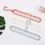 Nutteri 4 Pack Colorful Clothes Hangers,Nine-Hole Hangers,Space Save Closet Organize Plastic Hanger for Suit Pants Coat Skirt (Pink) Nutteri 4 Pack Colorful Clothes Hangers,Nine-Hole Hangers,Space Save Closet Organize Plastic Hanger for Suit Pants Coat Skirt (Pink)