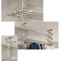 Wall Mounted Retractable Clothes Airer - Ceiling Mounted Laundry Drying Rack-Space Save-Laundry Rack Drying Hanger Clotheshorse Wall Mounted Retractable Clothes Airer - Ceiling Mounted Laundry Drying Rack-Space Save-Laundry Rack Drying Hanger Clotheshorse