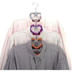 20Piece Creative Mini Clothes Hanger Easy Hook Closet Organizer Storage Rack Holder Hook Antislip Clothes Hanger