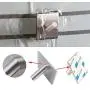 Sumnacon Stainless Steel Bathroom Towel Hook, 3M Stick Wall Hooks Clothes Hangers Holder for Home Kitchen Coats Hats Keys Bags (Type 1)