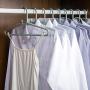 YQ WHJB Plastic Not-Slip Hangers,20 Pack Crease Free Ultra Thin Dry Wet Clothes Hangers for Coat Shirt Dress Trousers Space Saving-a