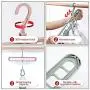 Pack of 5 Portable Clothes Magic Hangers Rack for Closet Space Saving, 360 Degree Rotation Adjustable Wardrobe Non Slip Plastic Hanging Rod Organizer Clothes Hanger Stand