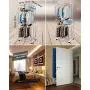 KASYDoFF Clothes Dryer Portable 3-Tier 1.7 Meters Foldable Clothes Drying Rack Energy Saving (Anion) Clothing Dryers Digital Automatic Timer with Remote Control for Apartment Houses