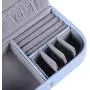 Travel Jewelry Boxes for Women, Portable Organizer Display Storage Case with Snap Closure for Earring Bracelet Ring Necklace, Baby Blue Travel Jewelry Boxes for Women, Portable Organizer Display Storage Case with Snap Closure for Earring Bracelet Ring Necklace, Baby Blue