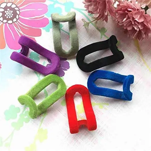 MANKUEN 50 Pcs Closet Organizer Mini Flocking Clothes Hanger Easy Hook MANKUEN 50 Pcs Closet Organizer Mini Flocking Clothes Hanger Easy Hook