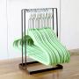 Windwinevine Iron Clothes Hanger Holder Space Saving Hanger Companion Rack Adult Children Hanger Stand Hanger Organizer for Home Laundry