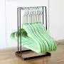 Windwinevine Iron Clothes Hanger Holder Space Saving Hanger Companion Rack Adult Children Hanger Stand Hanger Organizer for Home Laundry