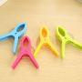Sujing 8pcs Beach Towel Clips Boca Clips Plastic Clothespins Clothes Pegs Pins Clothes Hanger Clamp