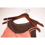 Topline Classic Wood Shirt Hangers - Walnut Finish (20-Pack) Topline Classic Wood Shirt Hangers - Walnut Finish (20-Pack)