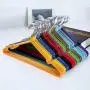 BeesClover Fashionable Decoration 10Pcs Thin Nonslip Wet Dry Dual Use Clothes Hanger for Adults Gold