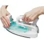 Panasonic Contoured Stainless Steel Soleplate, Vertical, Auto Shut Off, Power Base and Carrying/Storage Case – NI-L70SRW Cordless 1500W Steam/Dry Iron, standart, Green/White