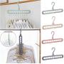 Multi-Port Support Circle Clothes Hangers 10pcs Random Style Clothes Drying Racks Multifunction Plastic Scarf Clothes Hanger Storage Rack