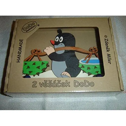 Handmade Krtek the Mole Medium Coat Hanger ? Mole Carrying Water Theme / 2 vesacek DoDo / Zdenek Miller Handmade Krtek the Mole Medium Coat Hanger ? Mole Carrying Water Theme / 2 vesacek DoDo / Zdenek Miller