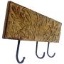 Purpledip Wooden Wall Hanger for Coat, Clothes or Keys Glimpse of The Garden (11879) Purpledip Wooden Wall Hanger for Coat, Clothes or Keys Glimpse of The Garden (11879)