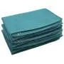 Sorbus Foldable Storage Bag Organizers, Large Clear Window & Carry Handles, Great for Clothes, Blankets, Closets, Bedrooms, and More (3-Pack, Aqua)