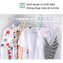 Childrens Clothes Hangers, Household PP Plastic Clothes Racks Childrens Wear Drying Racks Non-Slip Hangers (10 Pack)