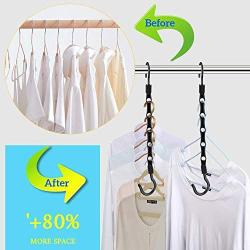 Koicaxy Clothes Hangers,Magic Cascading Hangers for Space Saving 10 Pack (Renewed)