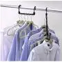 10pc Black Space Saving Hanger Plastic loset Hook Cloth Hanger Wardrobe Organizer Space Saver Bathroom Door Kitchen Towel Holder 10pc Black Space Saving Hanger Plastic loset Hook Cloth Hanger Wardrobe Organizer Space Saver Bathroom Door Kitchen Towel Holder