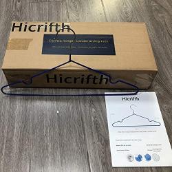 Hicrifth Household Adult Anti-Skid Plastic Hangers Moisture-Proof Mildew Drying Racks Wet and Dry Clothes Support