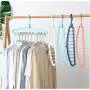 10pcs Random Color Multifunctional Hanger Clothes Rack Hook Household Plastic Non-Slip Magic Hanger Clothes Hanger Storage 10pcs Random Color Multifunctional Hanger Clothes Rack Hook Household Plastic Non-Slip Magic Hanger Clothes Hanger Storage