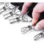 Heitaisi Cap Organizer Hanger, Portable Hangers Hook-and-Loop Self-Adhesive Clip, Collapsible Hat Hanger Clip, Travel Clothes Cap Organizer Hanger with 10pcs Hooks