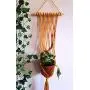 Macrame boho wall Plant Hanger for indoor and patio, knotted wall plant hanger flower pot holder,macrame pod-40 L"x7W" Macrame boho wall Plant Hanger for indoor and patio, knotted wall plant hanger flower pot holder,macrame pod-40 L"x7W"