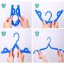 Folding Hanger,Portable Folding Clothes Hanger, Lightweight,Extra-Large Load-Bearing, Foldable,Non-Slip, Travel,Home,Gift Pack Of 8 (Random Color) Folding Hanger,Portable Folding Clothes Hanger, Lightweight,Extra-Large Load-Bearing, Foldable,Non-Slip, Travel,Home,Gift Pack Of 8 (Random Color)